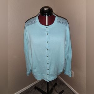 George light mint colored sweater